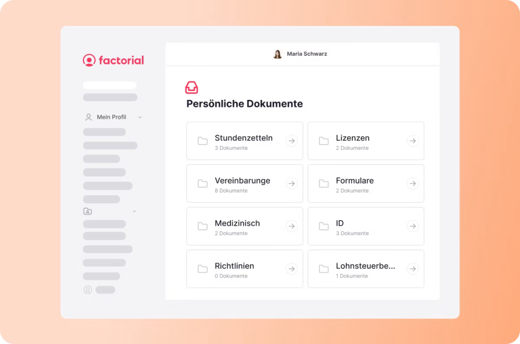 Factorial digitale Personalakte